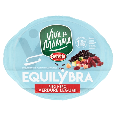 Viva La Mamma Equilybra Riso Nero Verdure Legumi 250 g
